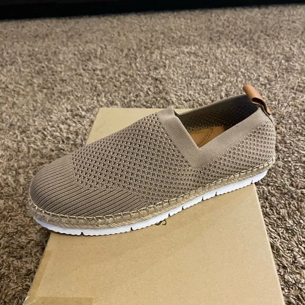 Gentle Souls by Kenneth Cole Women's Lizzy Eva Knit Espadrille Sandal NWT 7.5